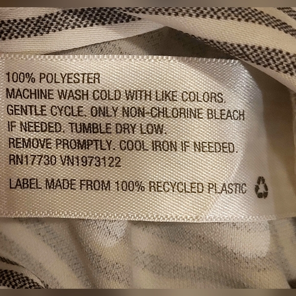 A NEW DAY ~ FLUID GREY/ WHITE STRIPE SLIM FIT MAXI SLIP DRESS SZ. XS - Picture 8 of 9